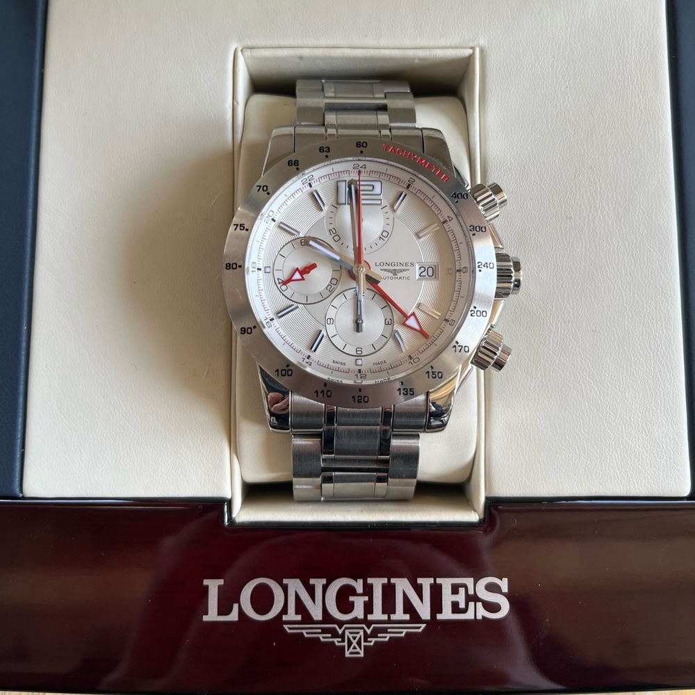 Longines admiral watch- original box very good condition!